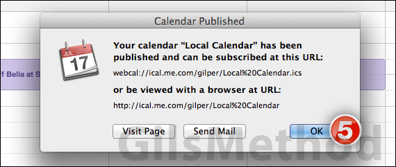 Share ical calendars mac f