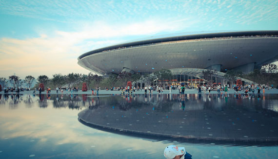 Weekly wallpaper shanghai expo center pavilion